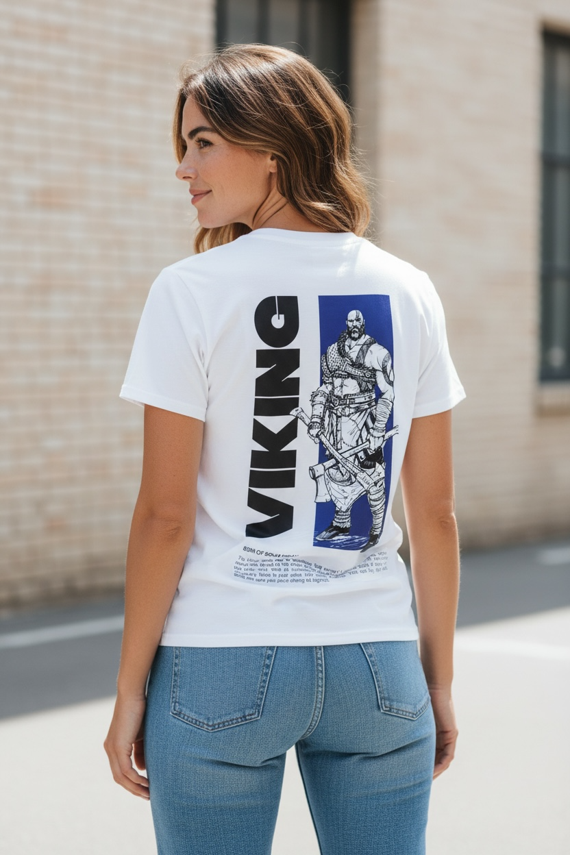 Viking Warrior Graphic T-Shirt