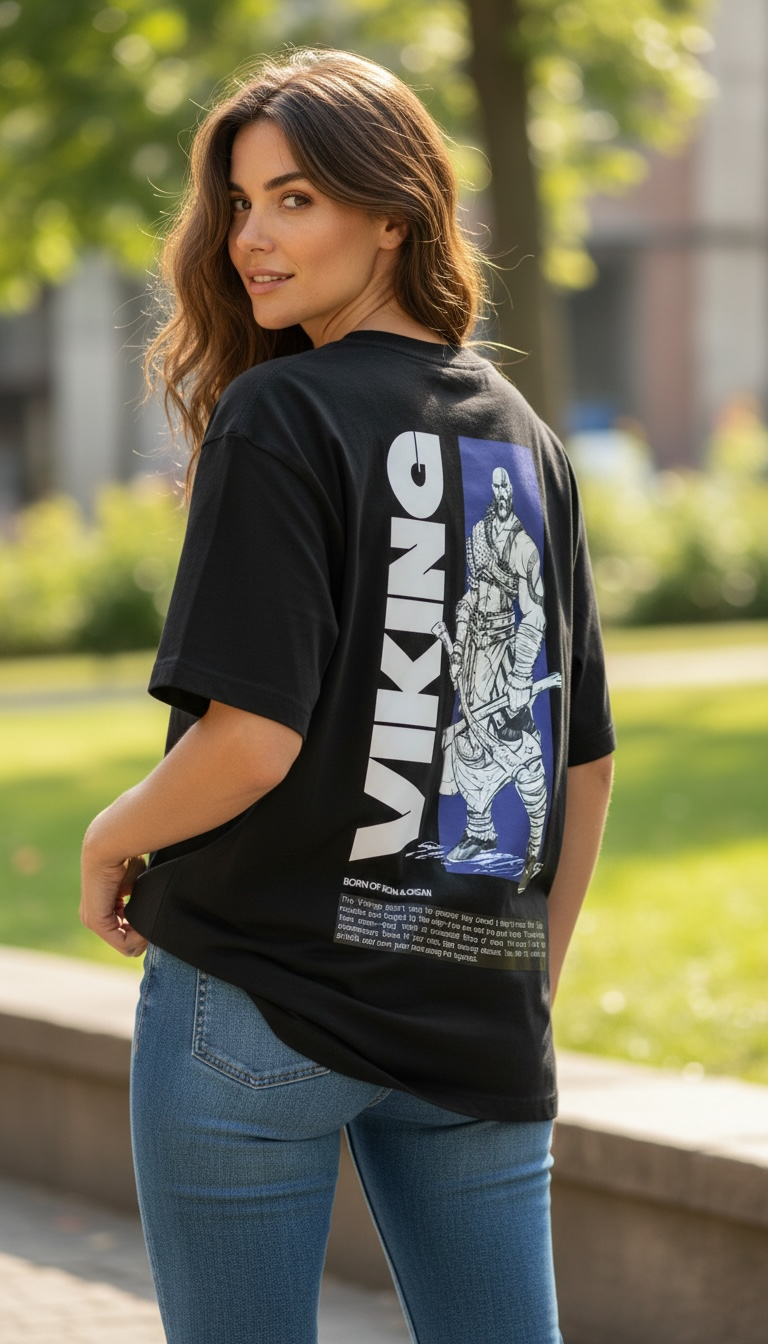 Viking Warrior Graphic T-Shirt