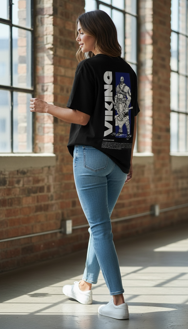 Viking Warrior Graphic T-Shirt