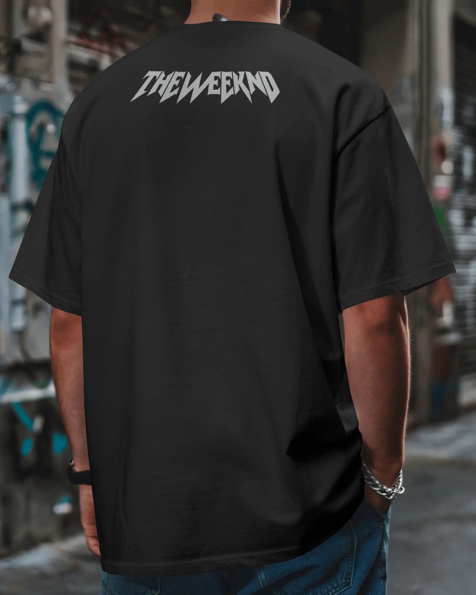 Premium Oversized Tee – The Weeknd Inspired Graphic | 100% Cotton