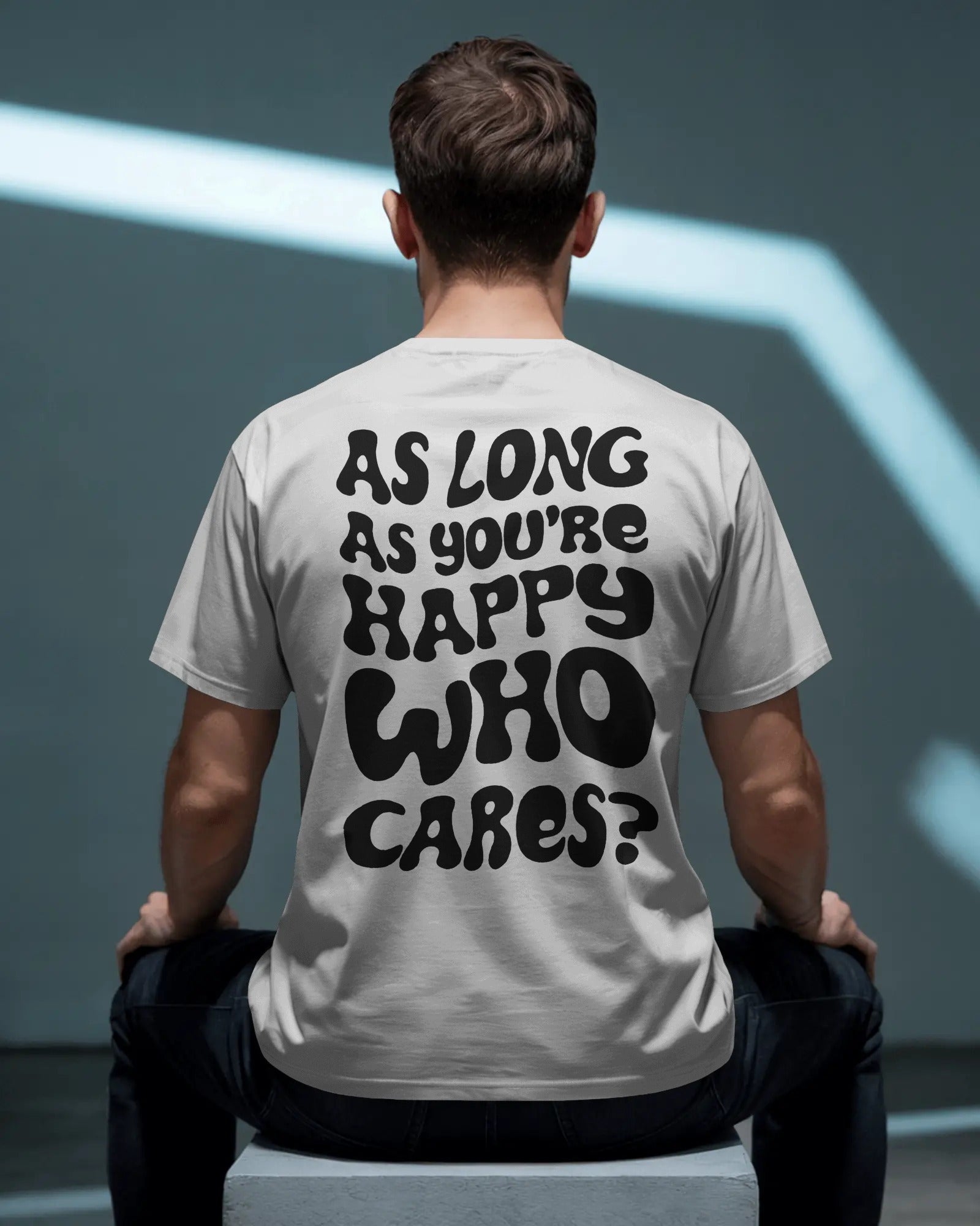 Who Cares? Oversized Graphic Tee