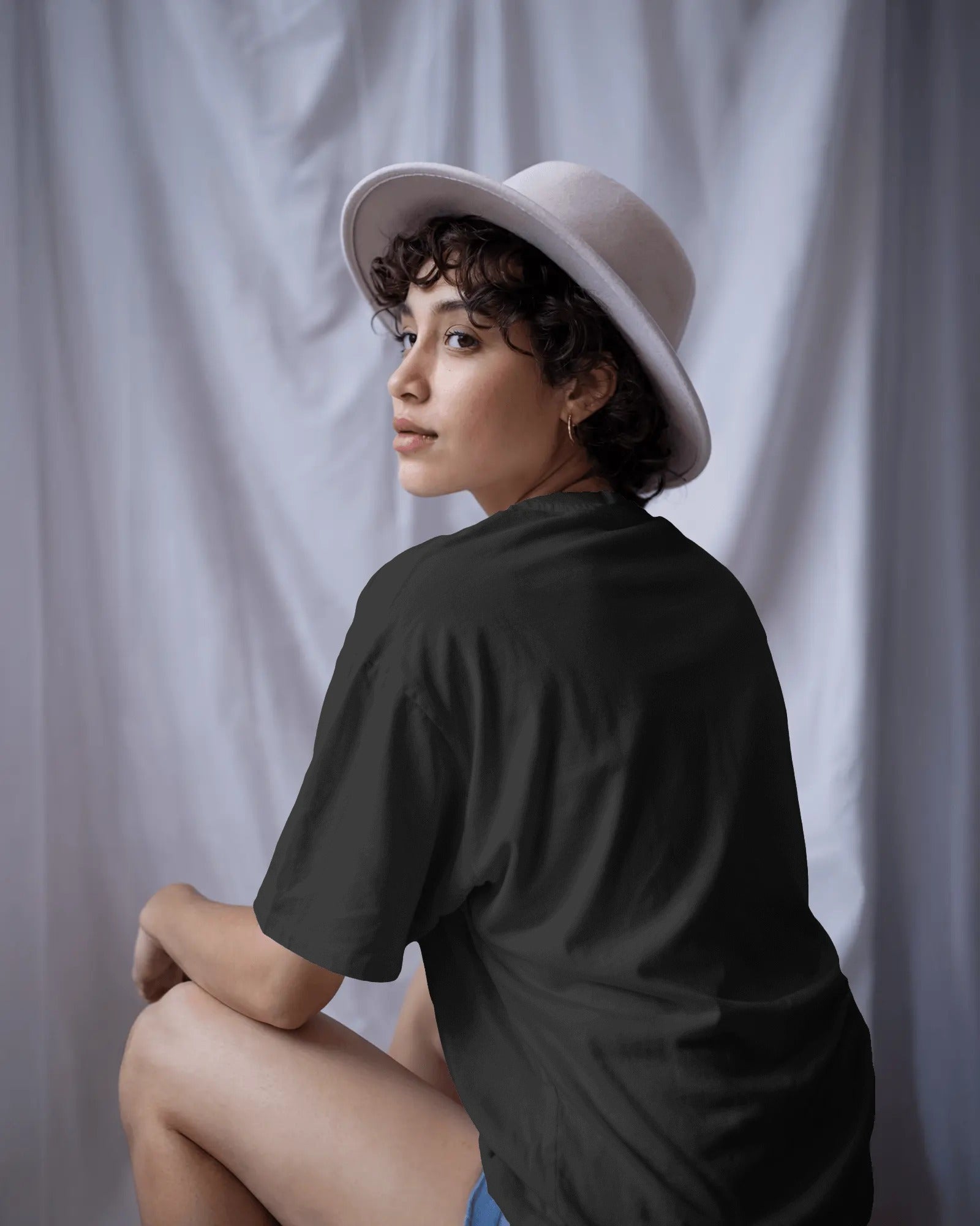 "Resilient Statement Tee – 220 GSM Oversized Fit | Take Control, Live Your Dreams"